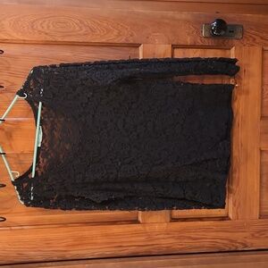 DONATION SALE, BOGO FREE Maurice's large lace sheer long sleeve top